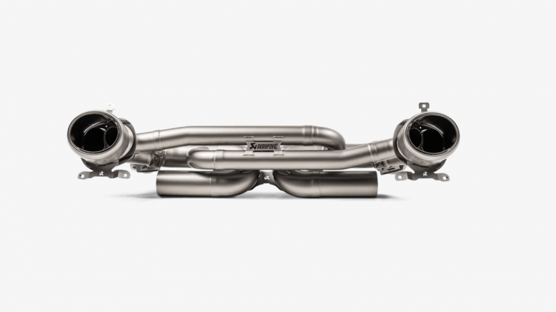 Photo of Akrapovic Titanium Slip-On Race Line Exhaust for the Porsche 992 Dakar - Image 3